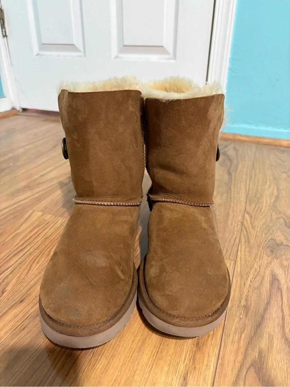 UGG Chestnut Shearling-Lined Boot Interior